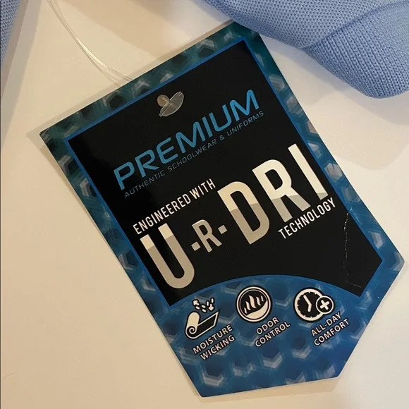 Classic Men's Light Blue Polo Shirt size L - Picture 2 of 4